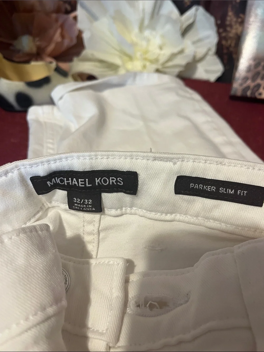 Michael Kors White Skinny Jeans